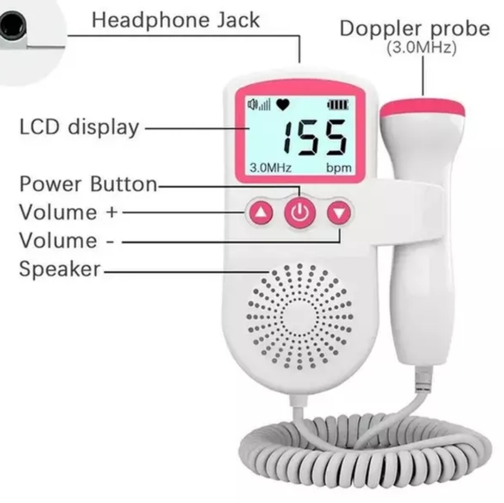 fetal doppler hear baby heart beat